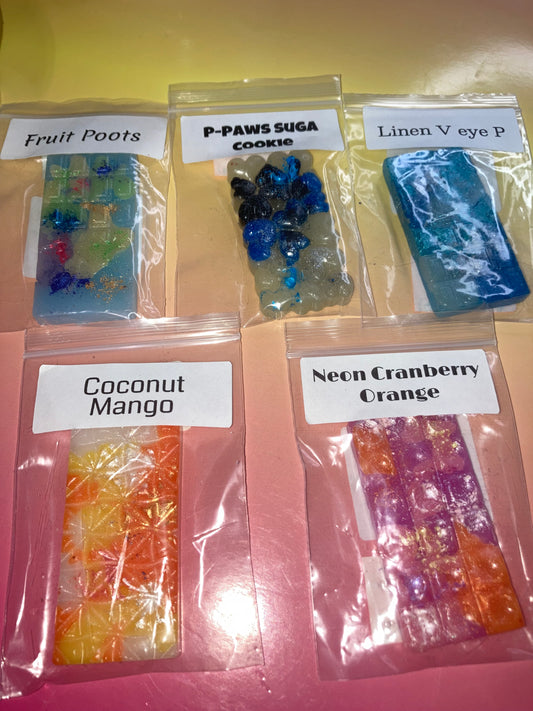 Popular scent bundle (5 sample bars) wax melts